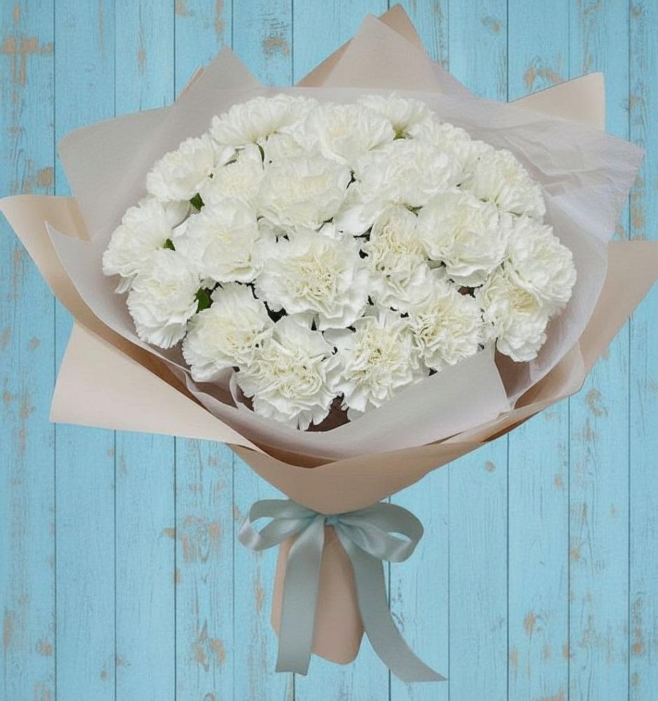 Букет цветов из: Гвоздики в Снежногорске