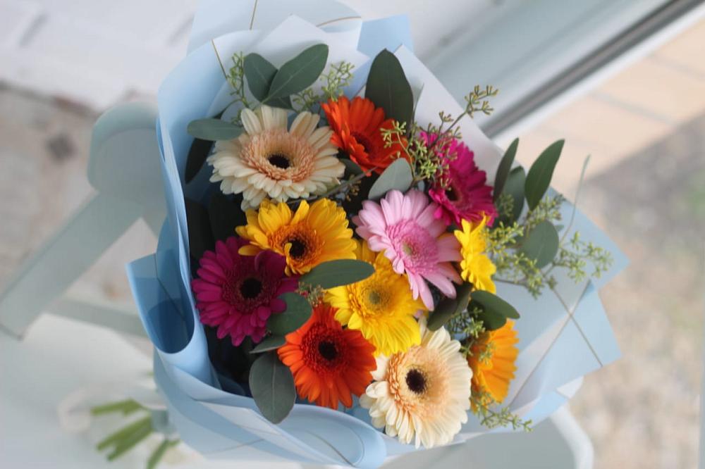 Букет цветов из: Герберы в Снежногорске