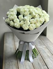 Букет 35 Белых роз в Снежногорске