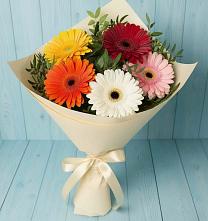 Букет цветов из:  Герберы в Снежногорске