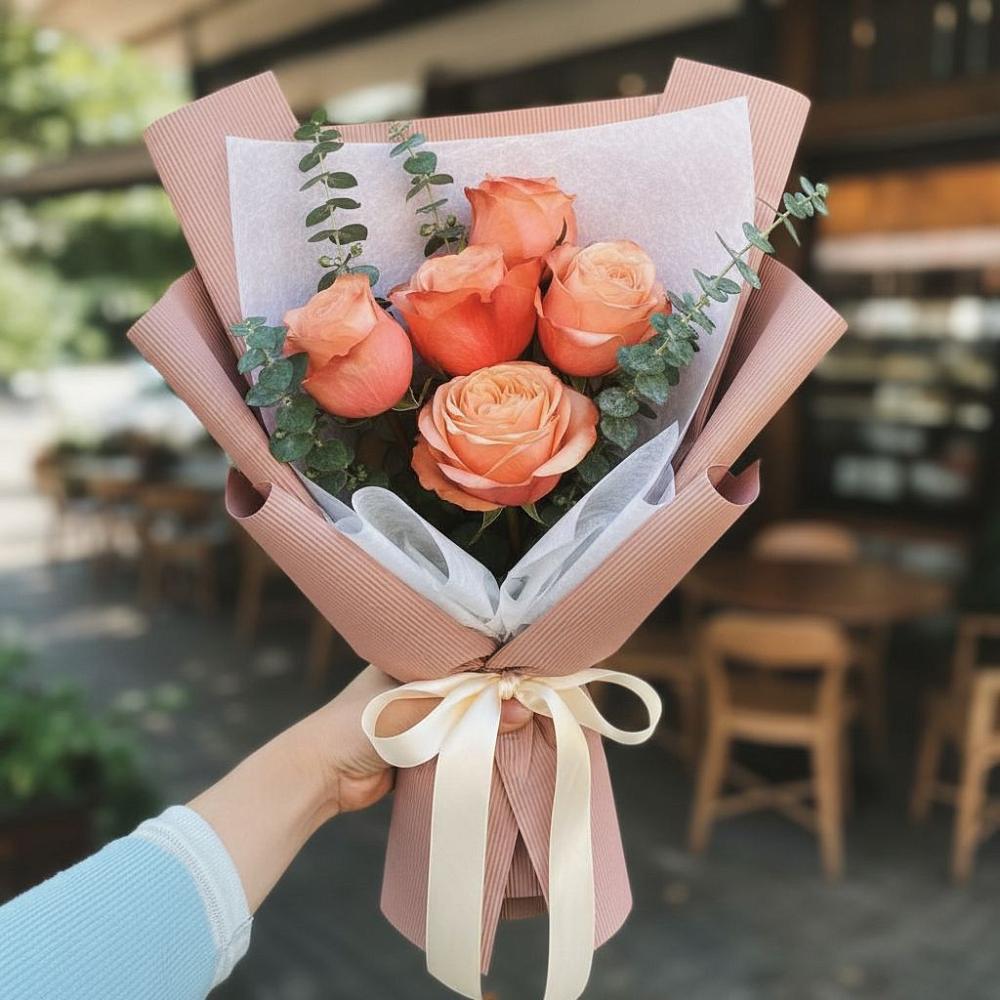 Букет цветов из: Розы в Снежногорске