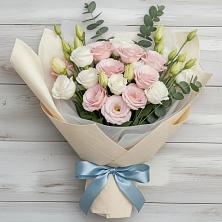 Букет цветов из:  Лизиантусы в Снежногорске