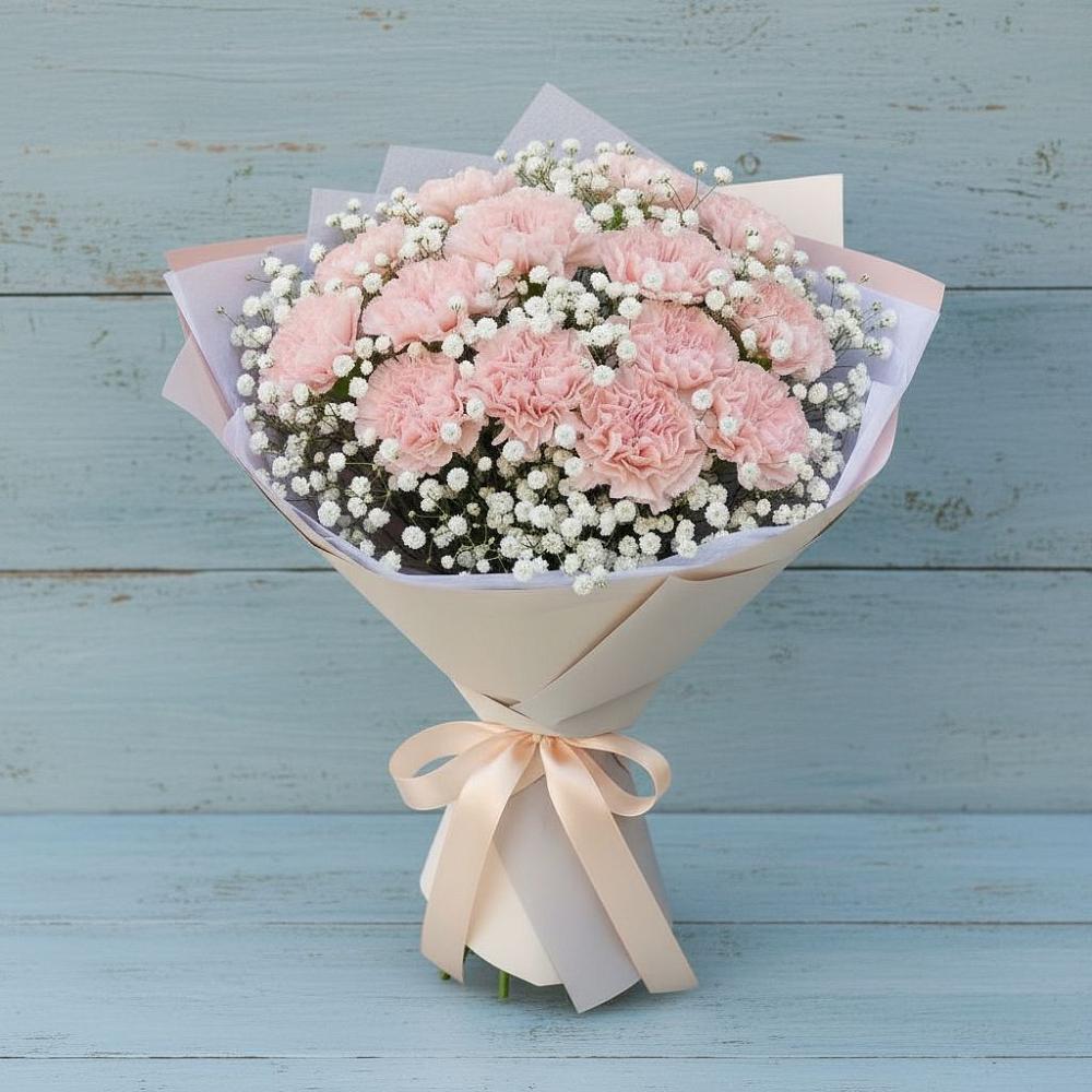 Букет цветов из: Гвоздики в Снежногорске