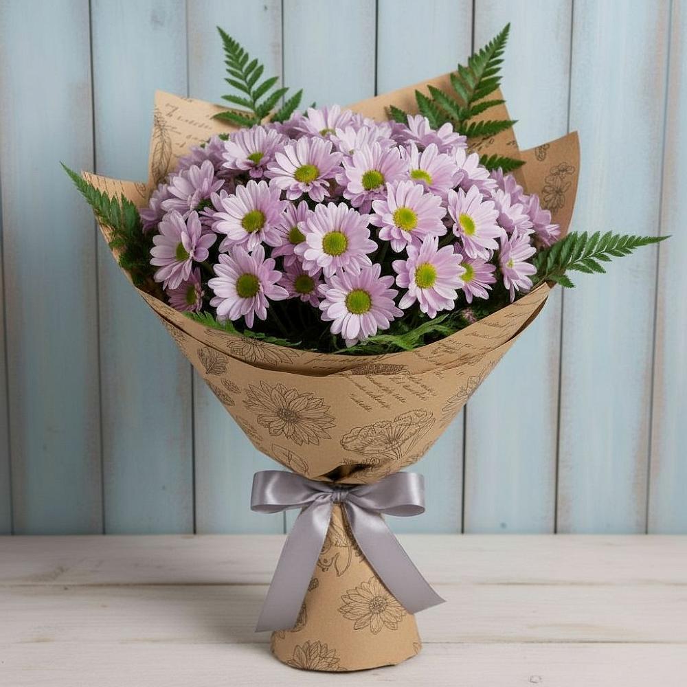 Букет цветов из: Хризантемы в Снежногорске