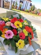 Букет цветов из:  Герберы #REPLACE_PRED# Снежногорске