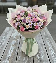 Букет цветов из:  Розы и Хризантемы в Снежногорске