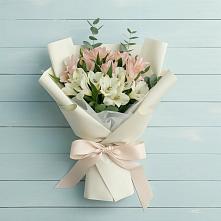 Букет цветов из:  Альстромерии в Снежногорске