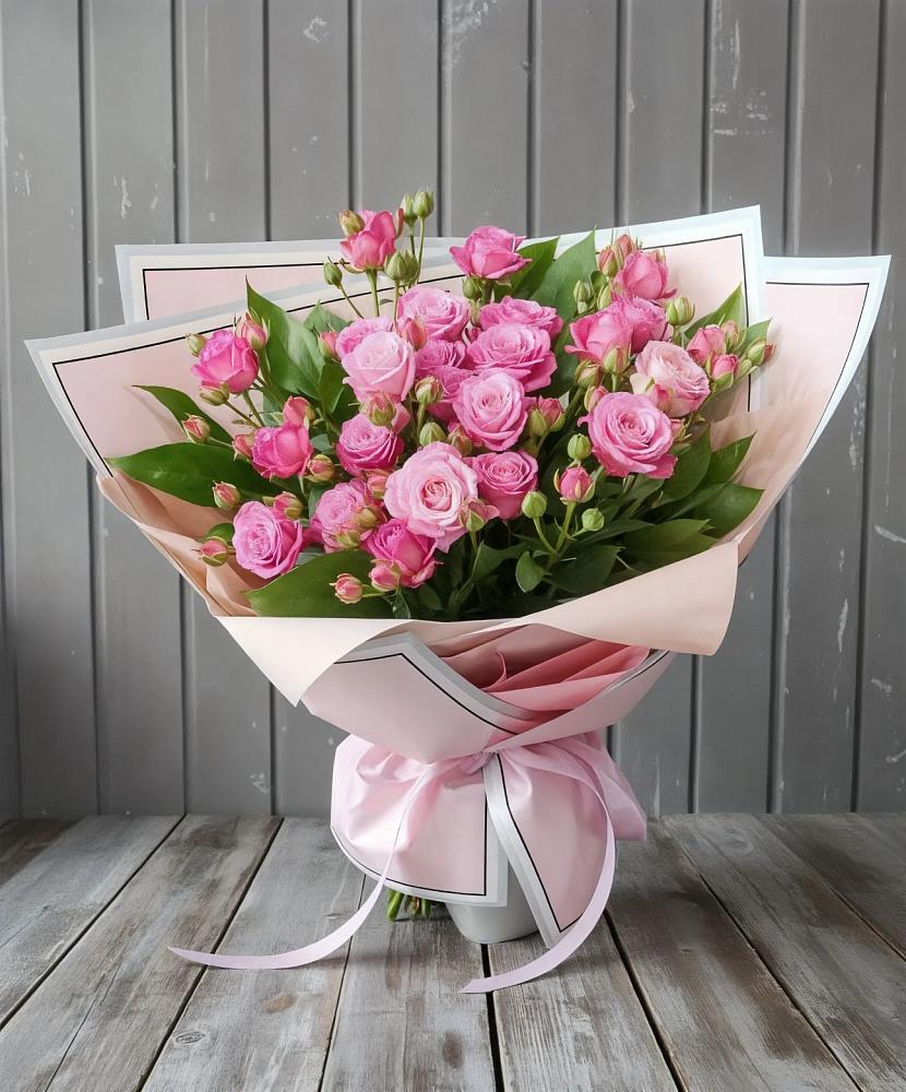 Букет Розовый кустик в Снежногорске