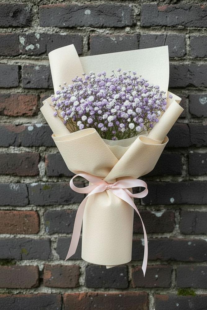 Букет цветов из: Гипсофила в Снежногорске