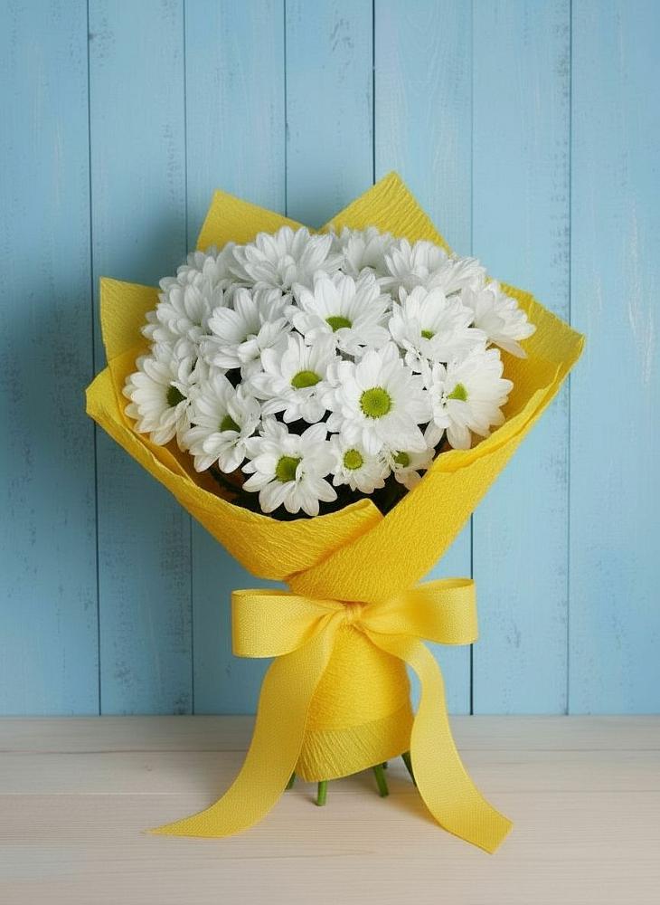Букет цветов из: Хризантемы в Снежногорске