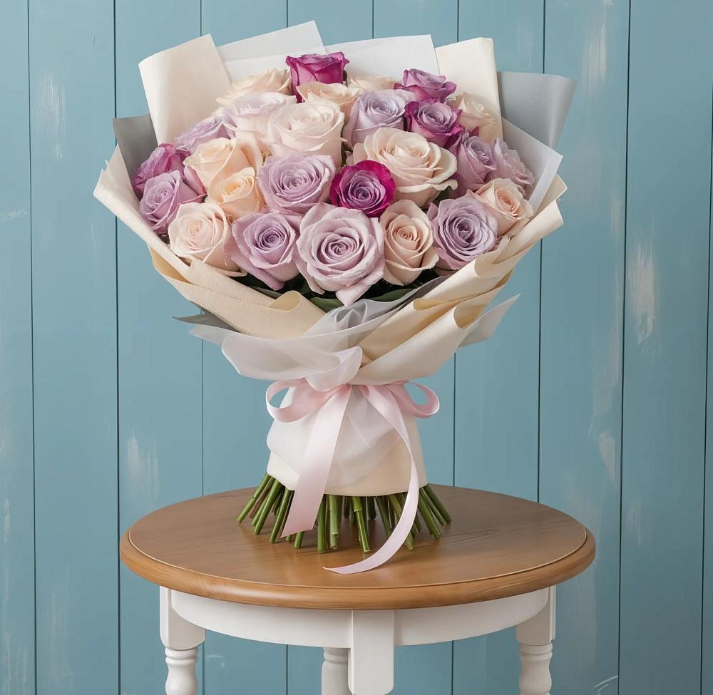 Букет цветов из: Розы в Снежногорске