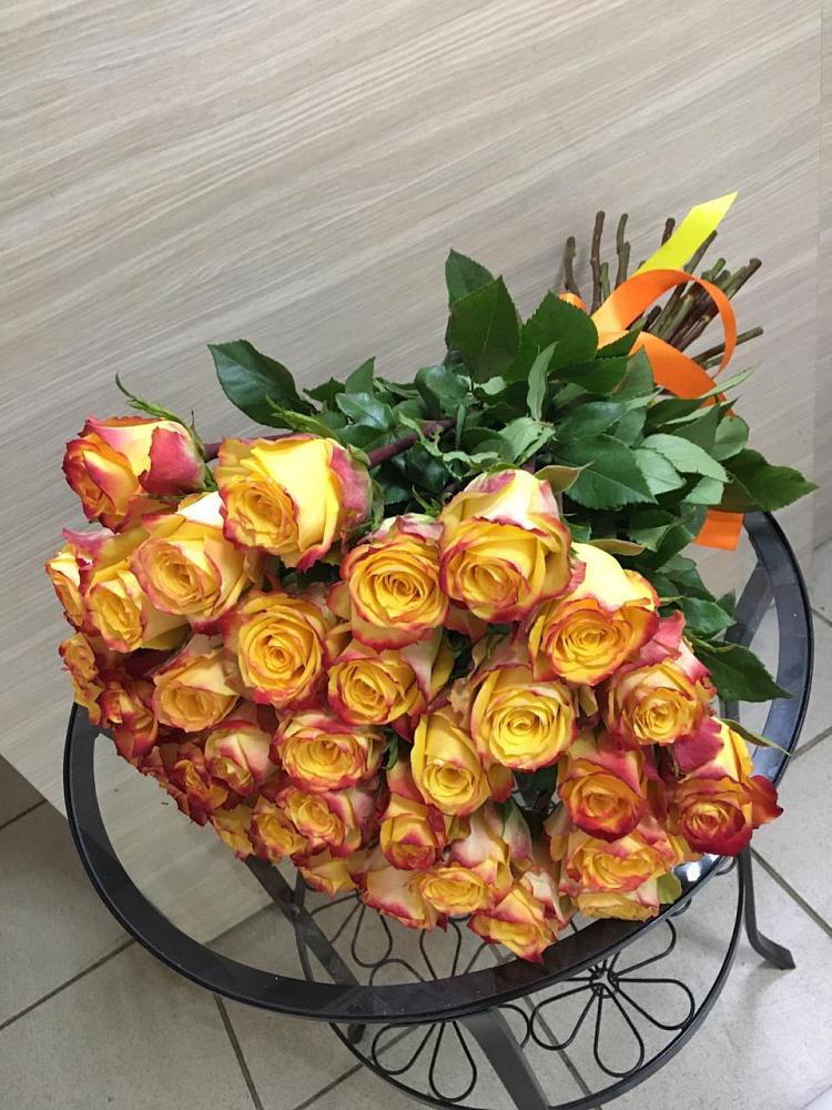 Букет Желтые розы в Снежногорске