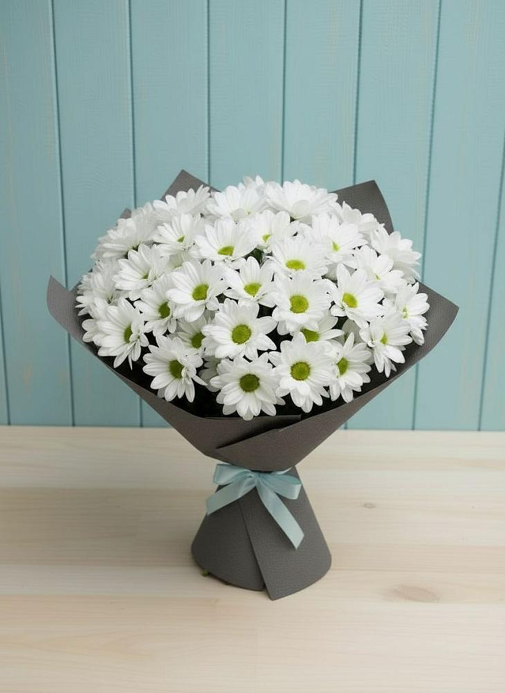 Букет цветов из: Хризантемы в Снежногорске