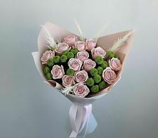 Букет цветов из:  Розы и Хризантемы #REPLACE_PRED# Снежногорске