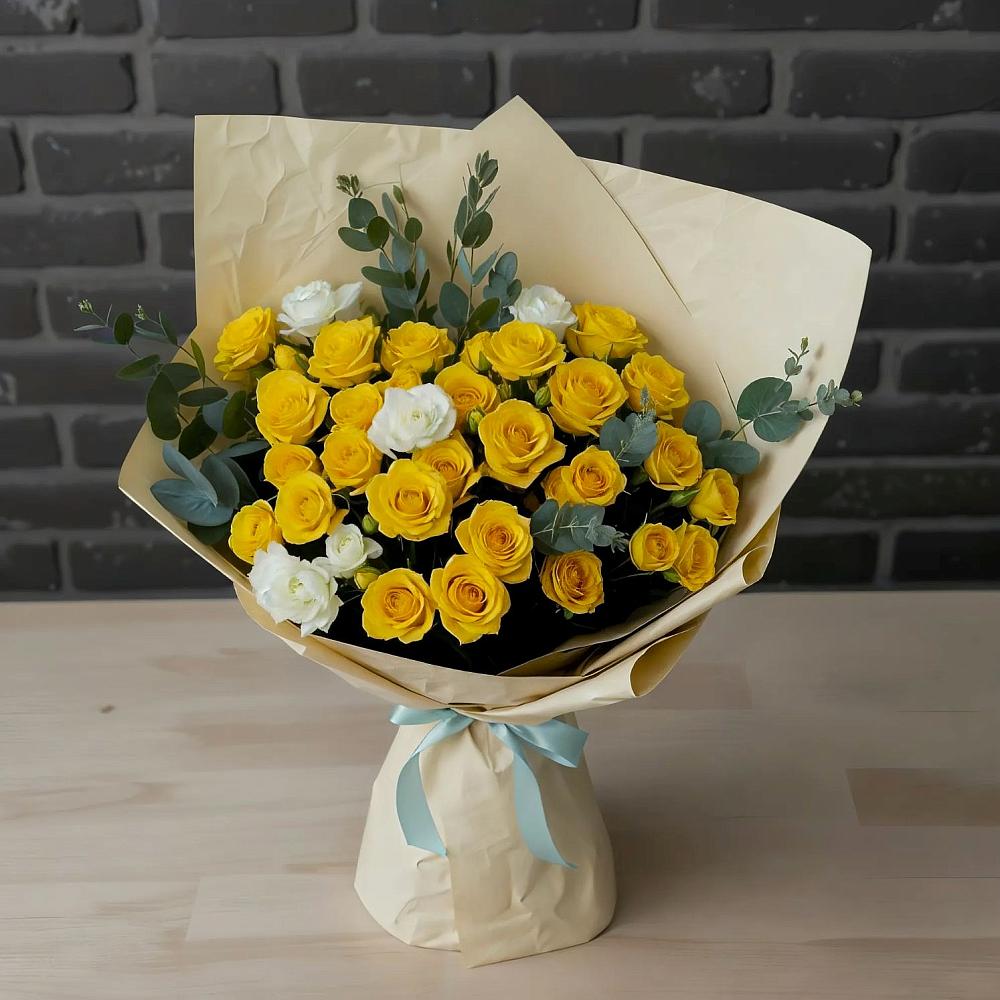 Букет цветов из: Розы в Снежногорске