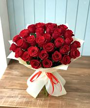 Букет 29 Красных роз в Снежногорске