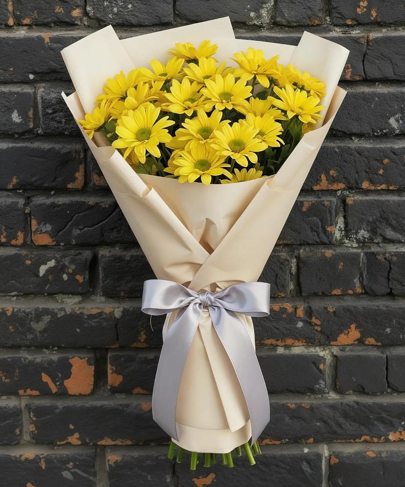Букет цветов из: Хризантемы в Снежногорске