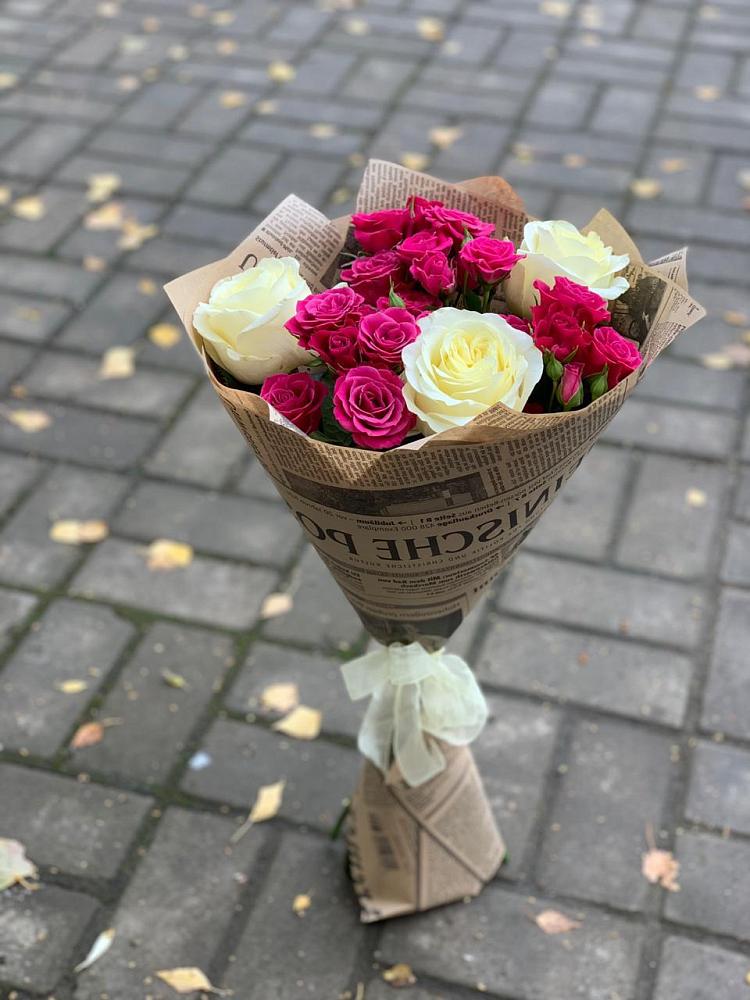 Букет цветов из: Розы в Снежногорске