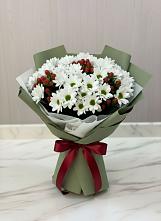 Букет цветов из:  Хризантемы #REPLACE_PRED# Снежногорске